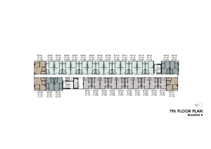 Kave Carnival Rangsit campus condo residential building floor plan layout