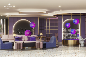 Kave Carnival Rangsit residential building lobby and premium lounge area